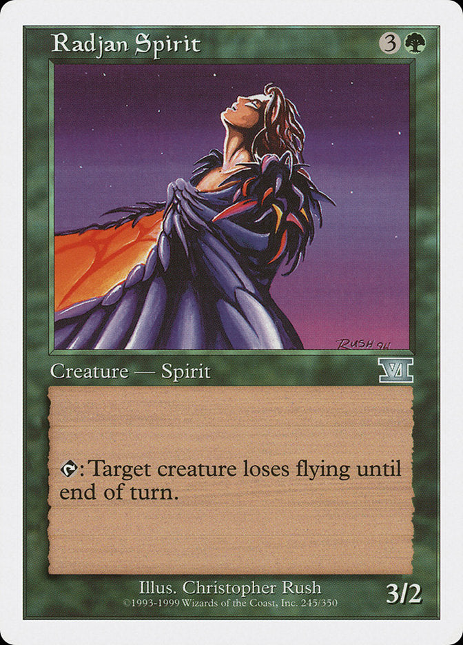Radjan Spirit [Classic Sixth Edition] | Black Swamp Games