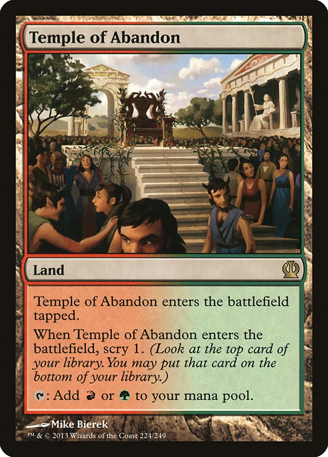 Temple of Abandon [Theros] | Black Swamp Games