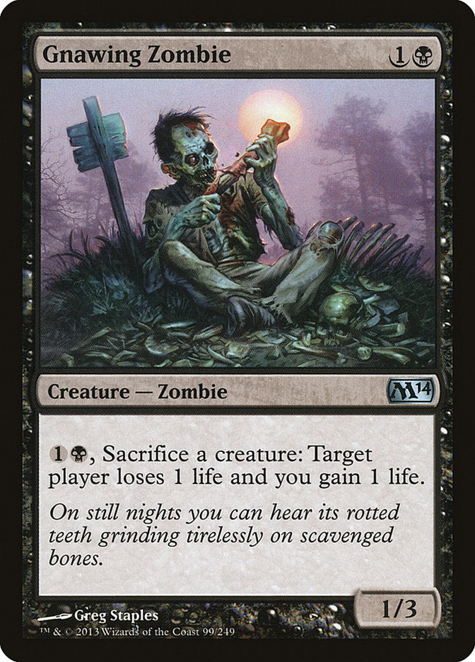 Gnawing Zombie [Magic 2014] | Black Swamp Games