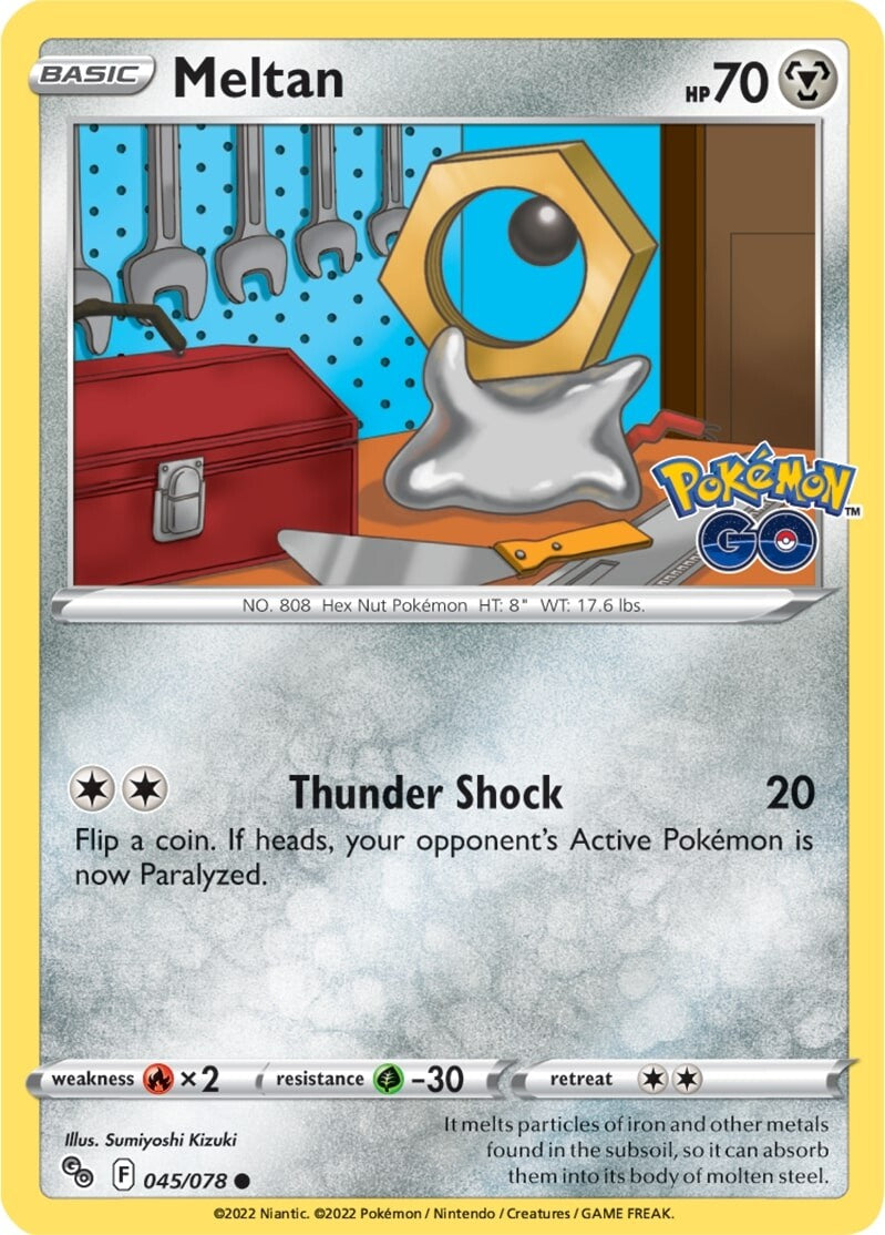 Meltan (045/078) [Pokémon GO] | Black Swamp Games