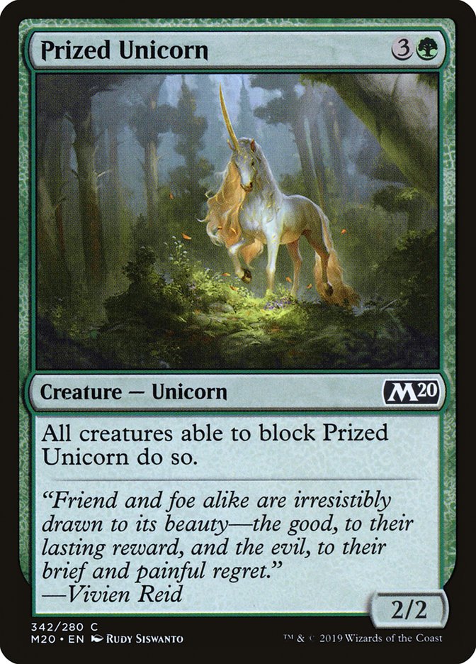 Prized Unicorn [Core Set 2020] | Black Swamp Games