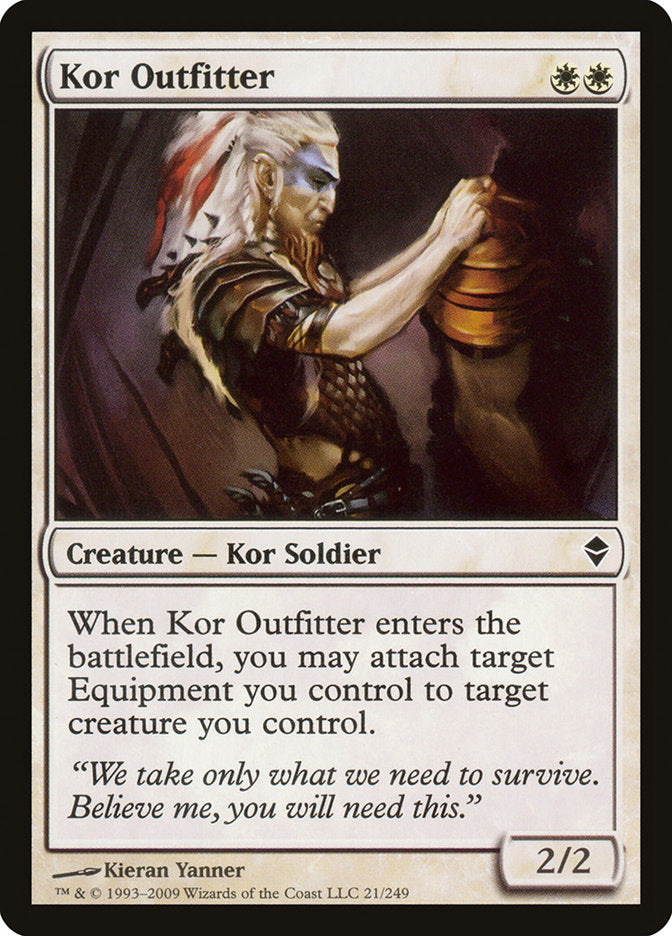 Kor Outfitter [Zendikar] | Black Swamp Games
