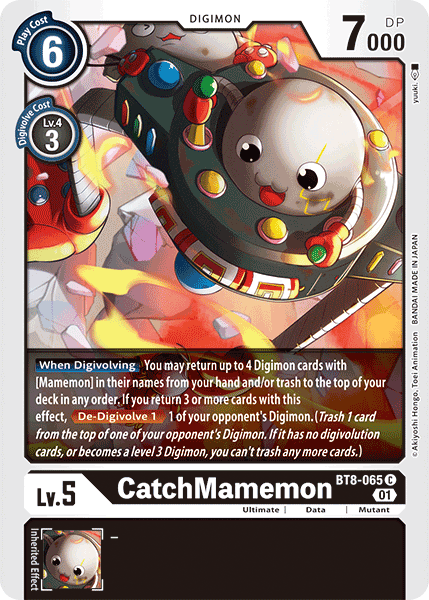 CatchMamemon [BT8-065] [New Awakening] | Black Swamp Games