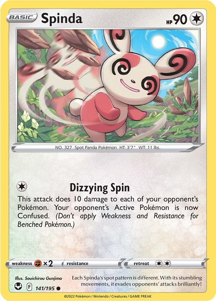 Spinda (141/195) [Sword & Shield: Silver Tempest] | Black Swamp Games