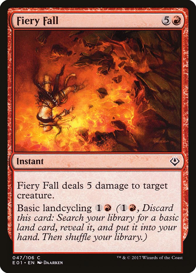 Fiery Fall [Archenemy: Nicol Bolas] | Black Swamp Games