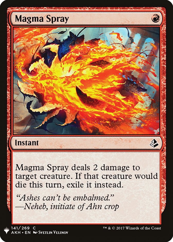 Magma Spray [Mystery Booster] | Black Swamp Games