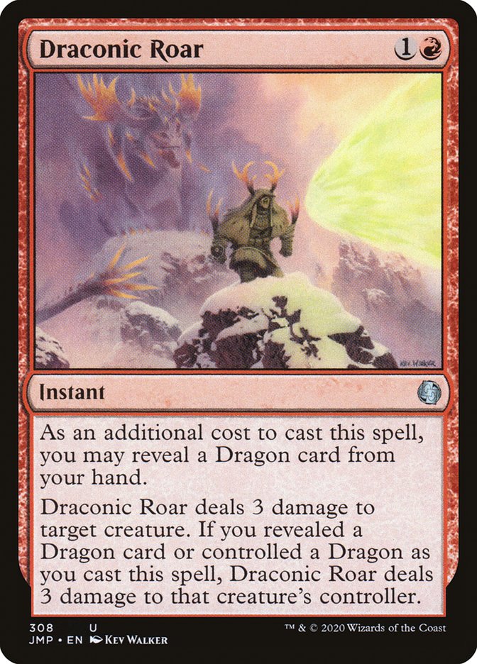 Draconic Roar [Jumpstart] | Black Swamp Games