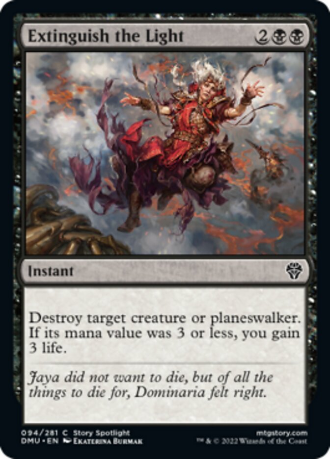 Extinguish the Light [Dominaria United] | Black Swamp Games