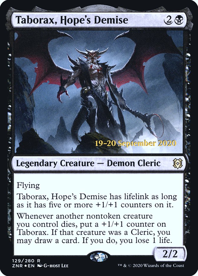 Taborax, Hope's Demise [Zendikar Rising Prerelease Promos] | Black Swamp Games