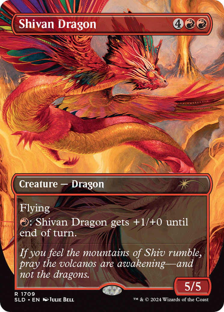 Shivan Dragon (Rainbow Foil) [Secret Lair Drop Series] | Black Swamp Games