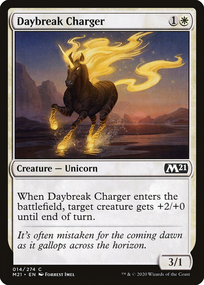 Daybreak Charger [Core Set 2021] | Black Swamp Games