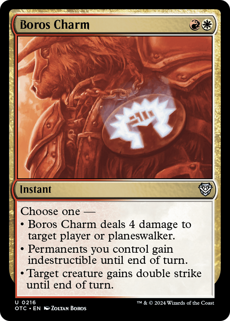 Boros Charm [Outlaws of Thunder Junction Commander] | Black Swamp Games