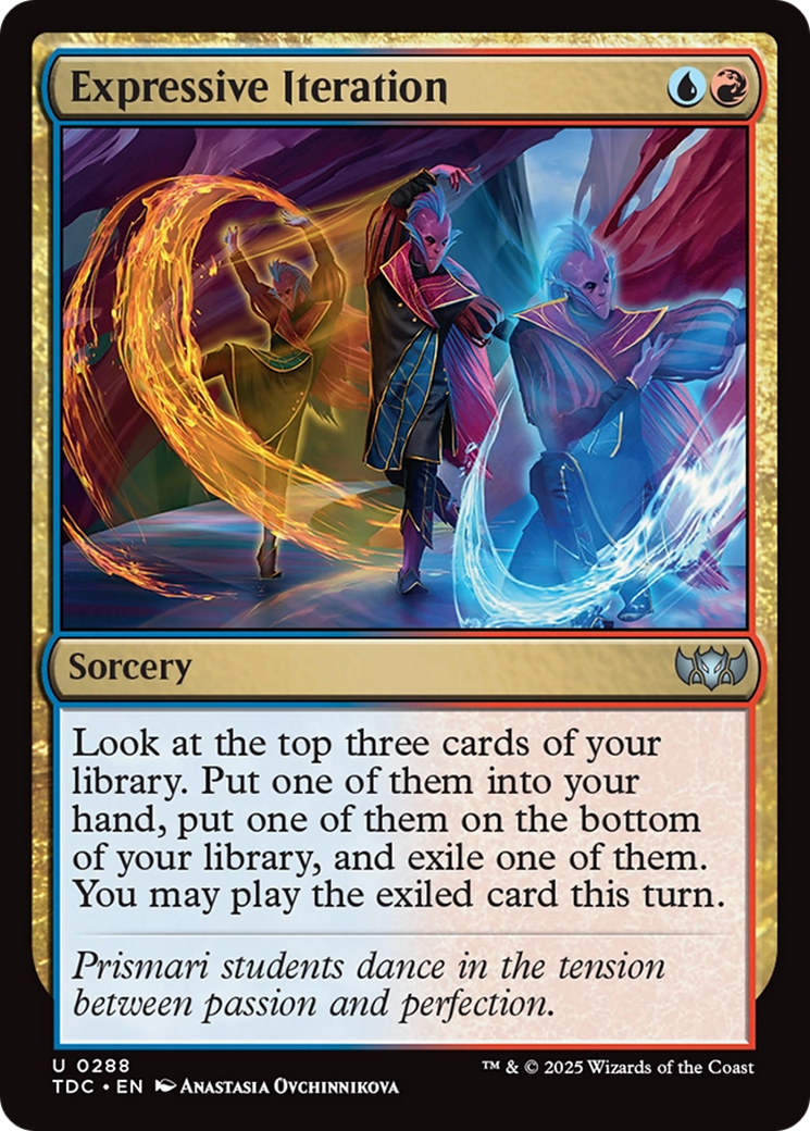 Expressive Iteration [Tarkir: Dragonstorm Commander] | Black Swamp Games