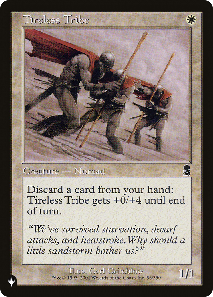 Tireless Tribe [The List Reprints] | Black Swamp Games