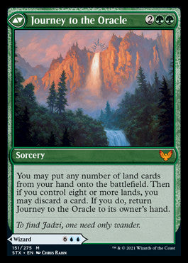 Jadzi, Oracle of Arcavios // Journey to the Oracle [Strixhaven: School of Mages] | Black Swamp Games
