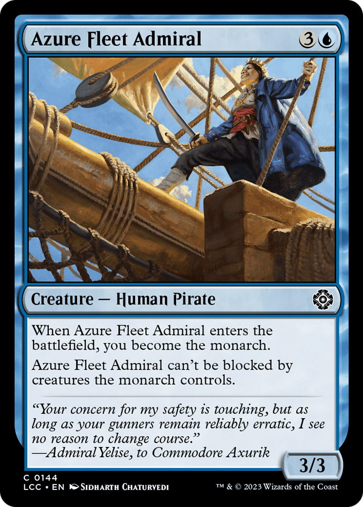 Azure Fleet Admiral [The Lost Caverns of Ixalan Commander] | Black Swamp Games