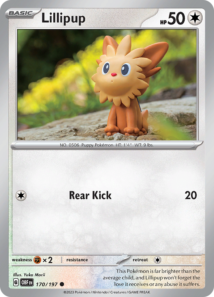 Lillipup (170/197) [Scarlet & Violet: Obsidian Flames] | Black Swamp Games