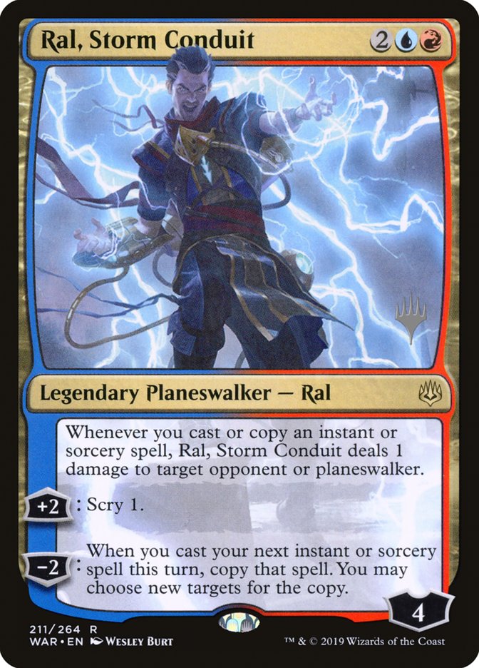 Ral, Storm Conduit (Promo Pack) [War of the Spark Promos] | Black Swamp Games