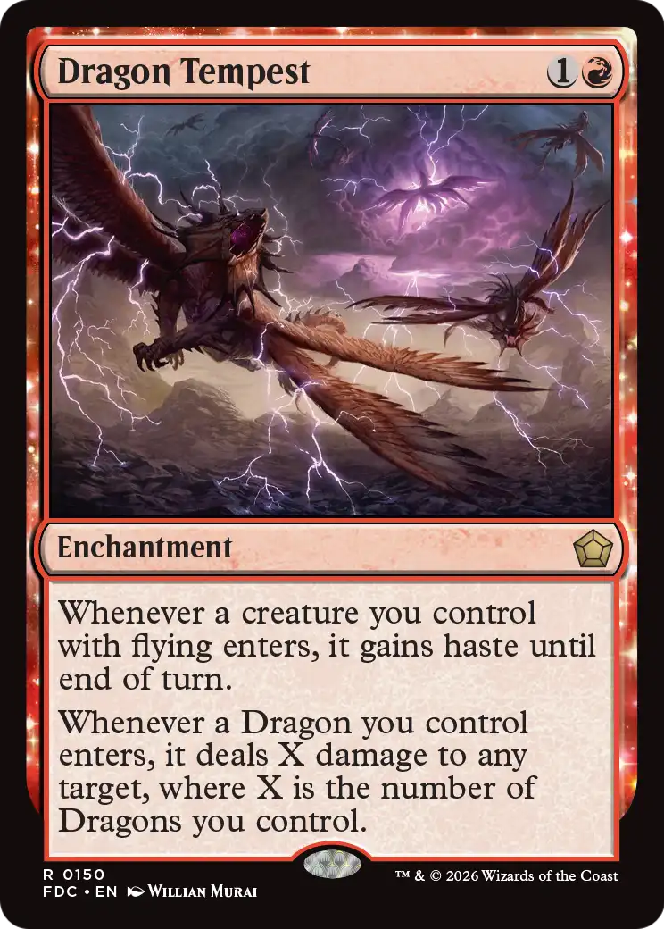 Dragon Tempest [Foundations Commander] | Black Swamp Games