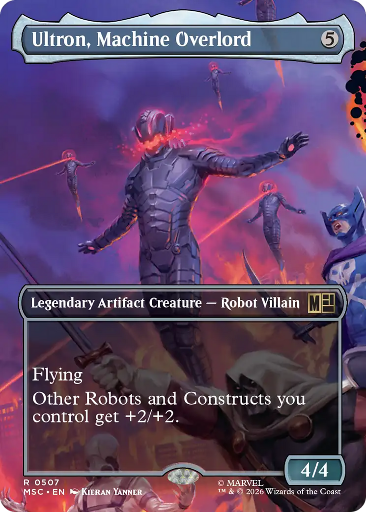 Ultron, Machine Overlord (Borderless) [Marvel Super Heroes Commander] | Black Swamp Games