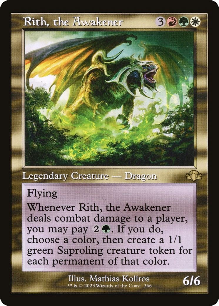 Rith, the Awakener (Retro) [Dominaria Remastered] | Black Swamp Games