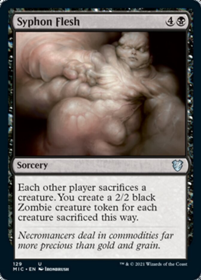 Syphon Flesh [Innistrad: Midnight Hunt Commander] | Black Swamp Games