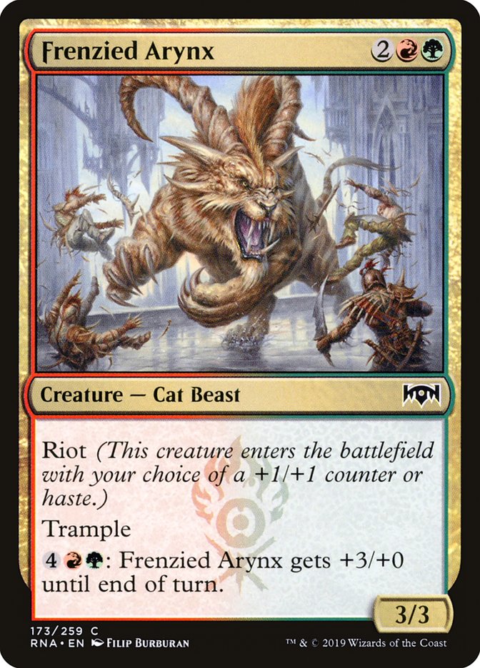 Frenzied Arynx [Ravnica Allegiance] | Black Swamp Games