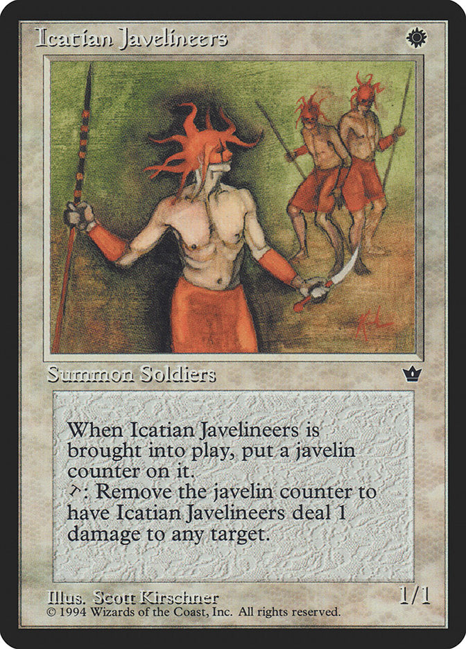 Icatian Javelineers (Scott Kirschner) [Fallen Empires] | Black Swamp Games