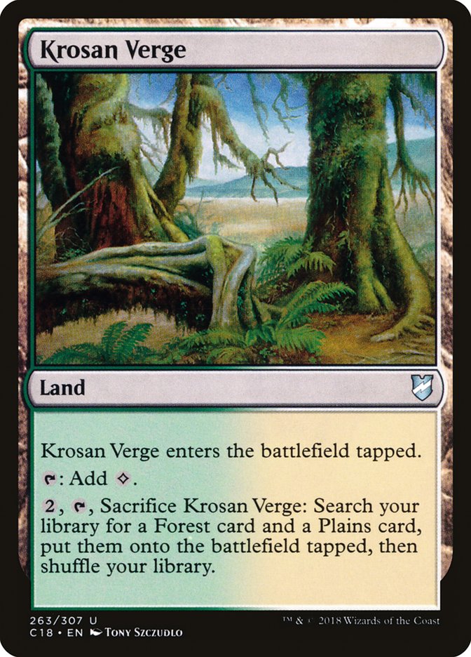 Krosan Verge [Commander 2018] | Black Swamp Games