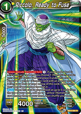 Piccolo, Ready to Fuse (BT17-091) [Ultimate Squad] | Black Swamp Games