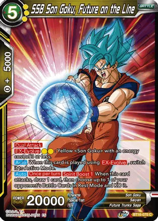 SSB Son Goku, Future on the Line (BT16-075) [Realm of the Gods] | Black Swamp Games