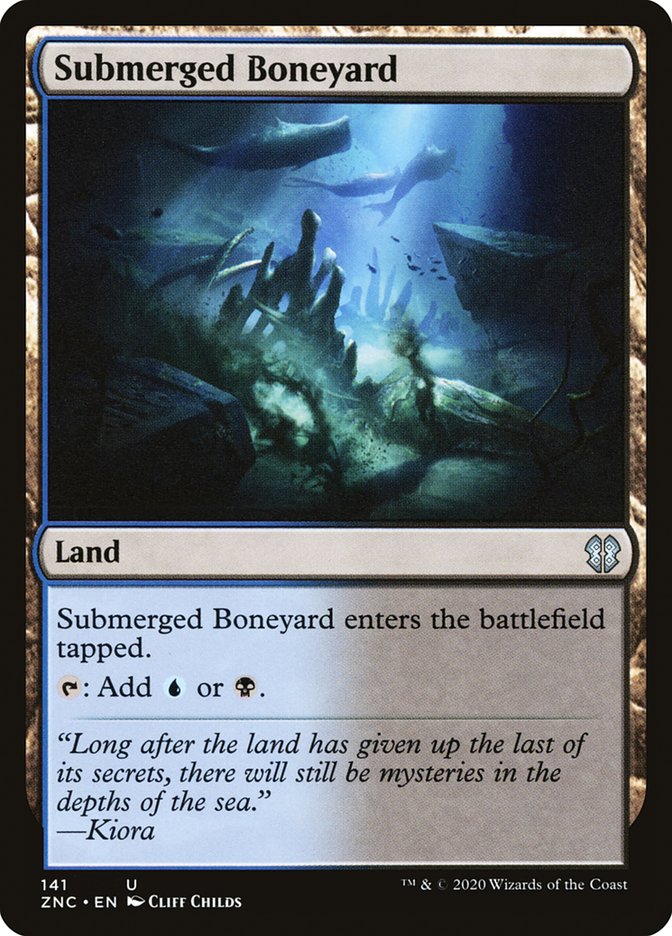 Submerged Boneyard [Zendikar Rising Commander] | Black Swamp Games