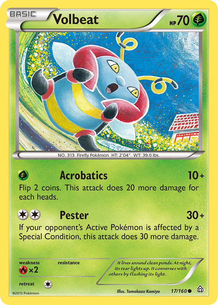 Volbeat (17/160) [XY: Primal Clash] | Black Swamp Games