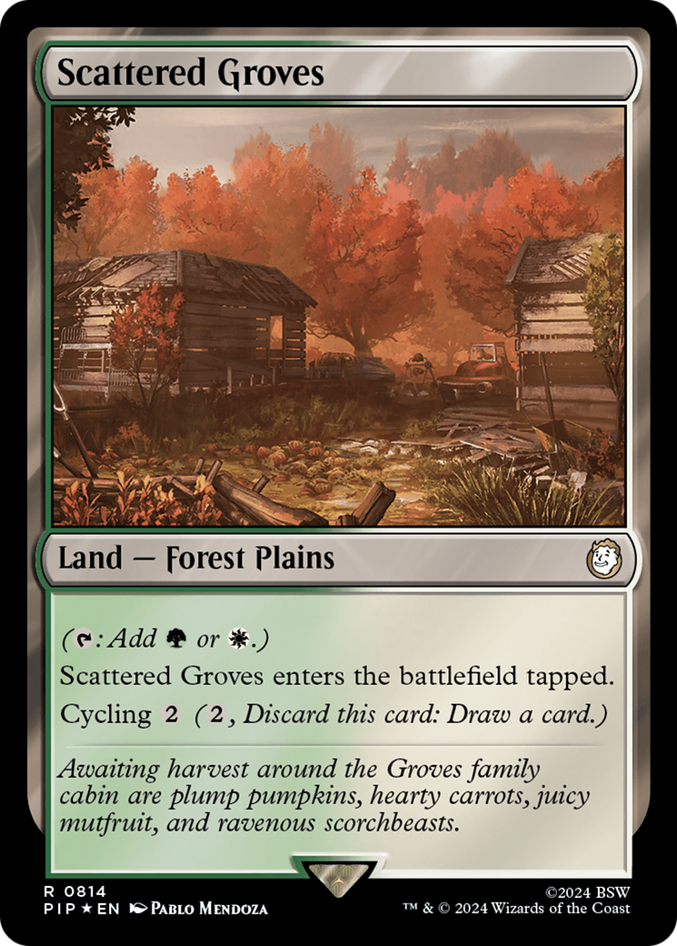 Scattered Groves (Surge Foil) [Fallout] | Black Swamp Games