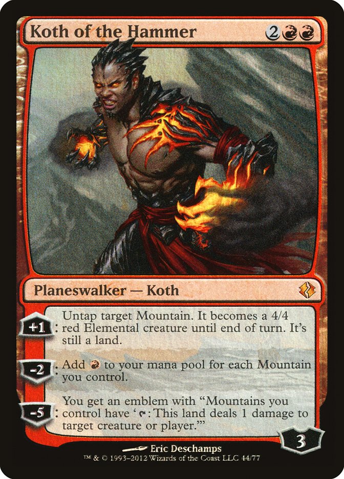 Koth of the Hammer [Duel Decks: Venser vs. Koth] | Black Swamp Games