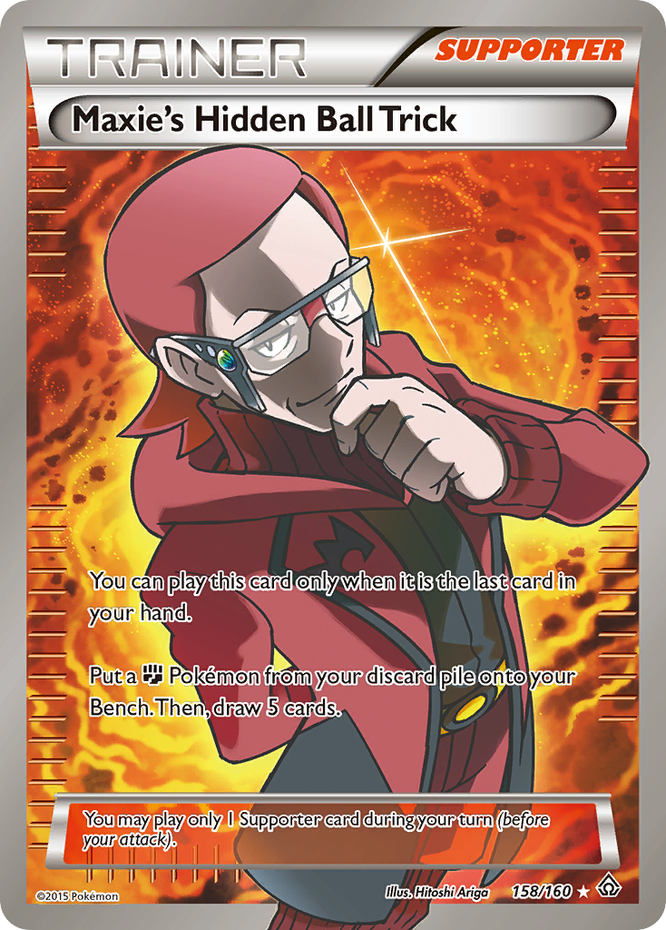 Maxie's Hidden Ball Trick (158/160) [XY: Primal Clash] | Black Swamp Games
