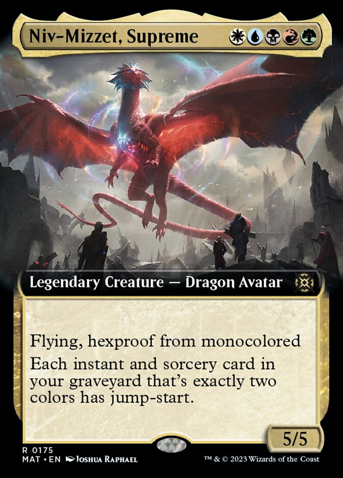 Niv-Mizzet, Supreme (Extended Art) [March of the Machine: The Aftermath] | Black Swamp Games