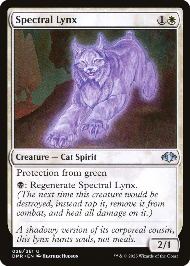Spectral Lynx [Dominaria Remastered] | Black Swamp Games