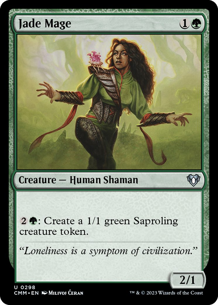 Jade Mage [Commander Masters] | Black Swamp Games