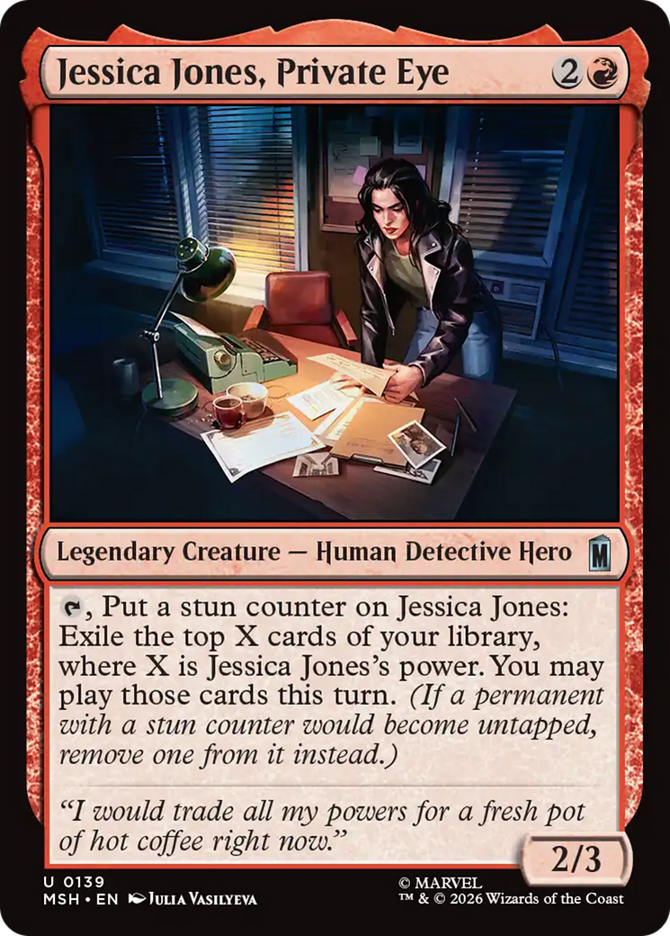 Jessica Jones, Private Eye [Marvel Super Heroes] | Black Swamp Games