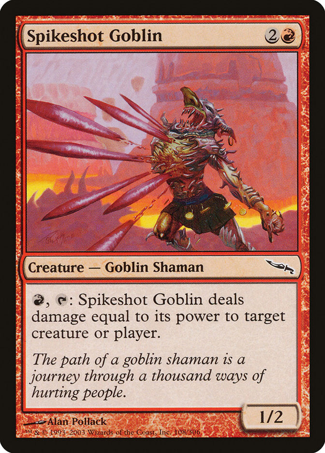 Spikeshot Goblin [Mirrodin] | Black Swamp Games
