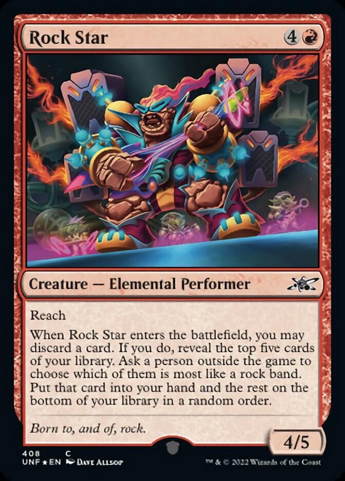 Rock Star (Galaxy Foil) [Unfinity] | Black Swamp Games