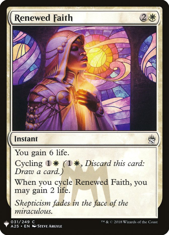 Renewed Faith [Mystery Booster] | Black Swamp Games