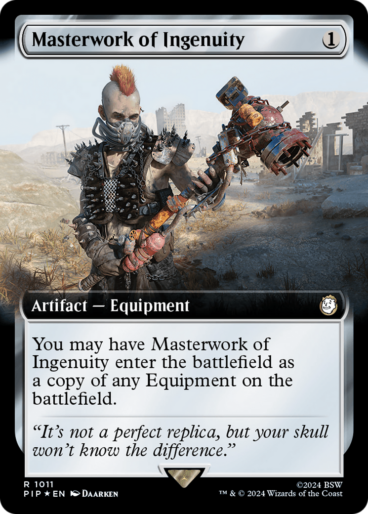 Masterwork of Ingenuity (Extended Art) (Surge Foil) [Fallout] | Black Swamp Games