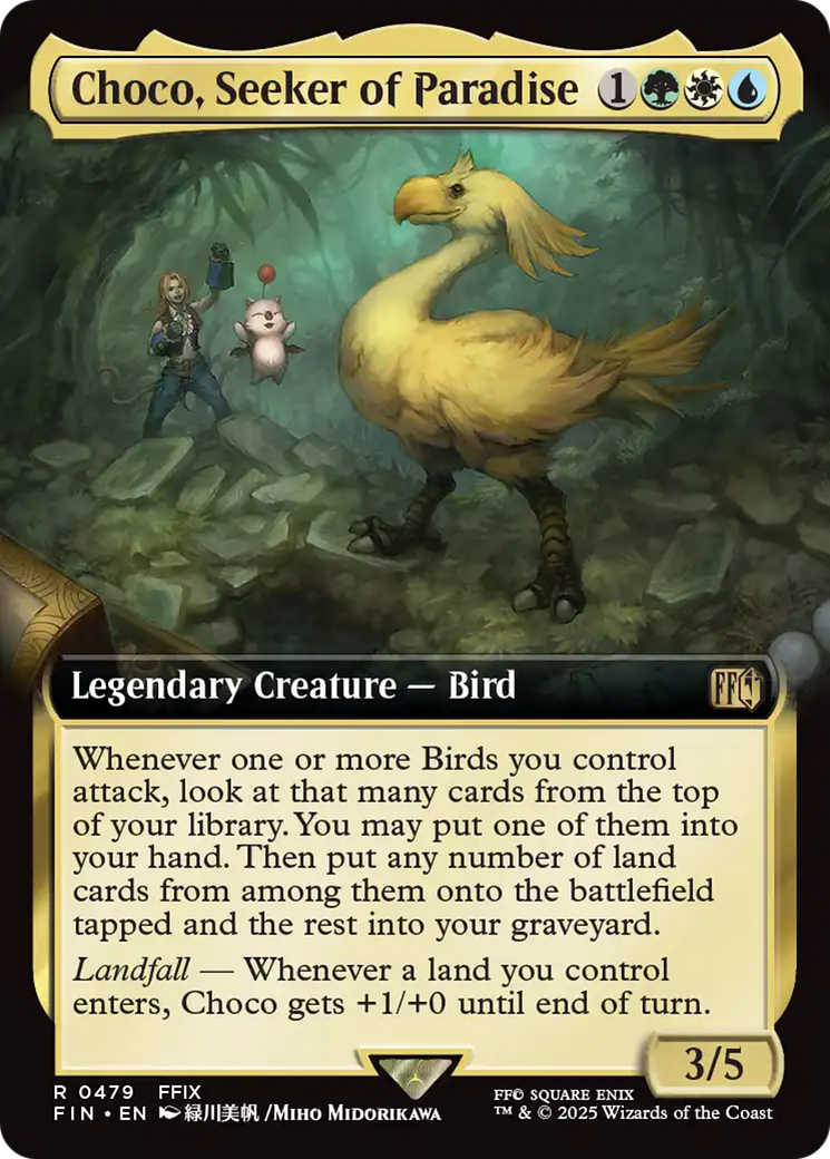 Choco, Seeker of Paradise (Extended Art) [FINAL FANTASY] | Black Swamp Games