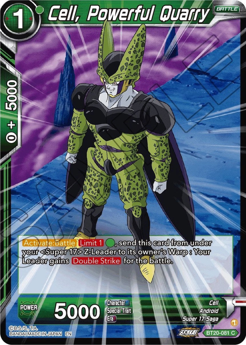 Cell, Powerful Quarry (BT20-081) [Power Absorbed] | Black Swamp Games
