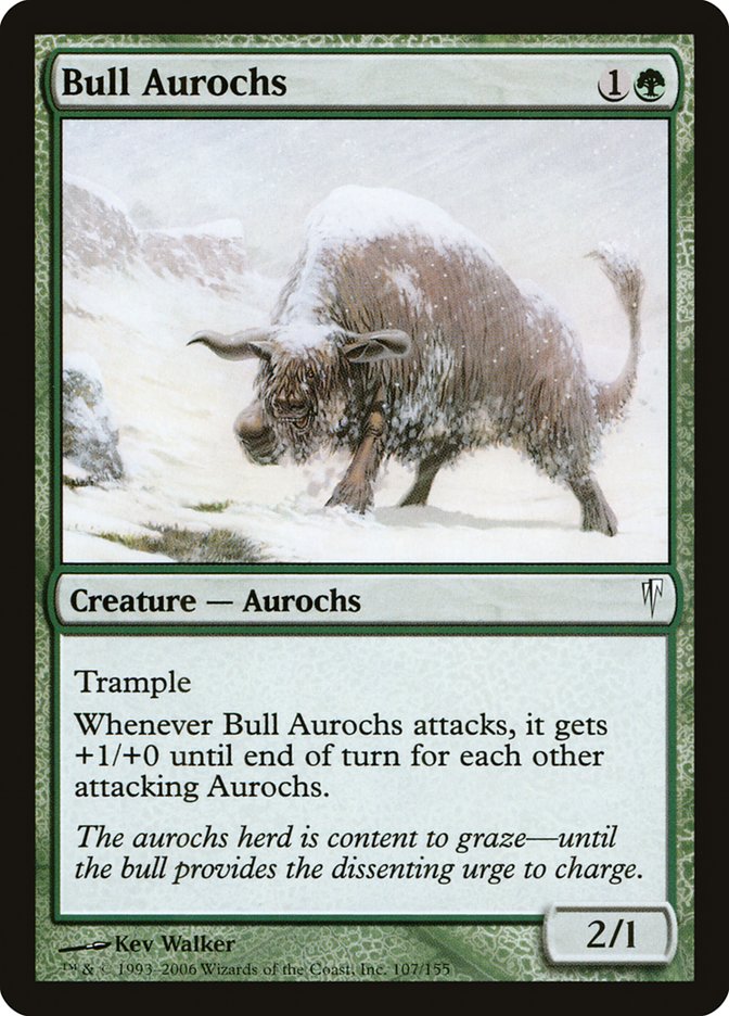 Bull Aurochs [Coldsnap] | Black Swamp Games