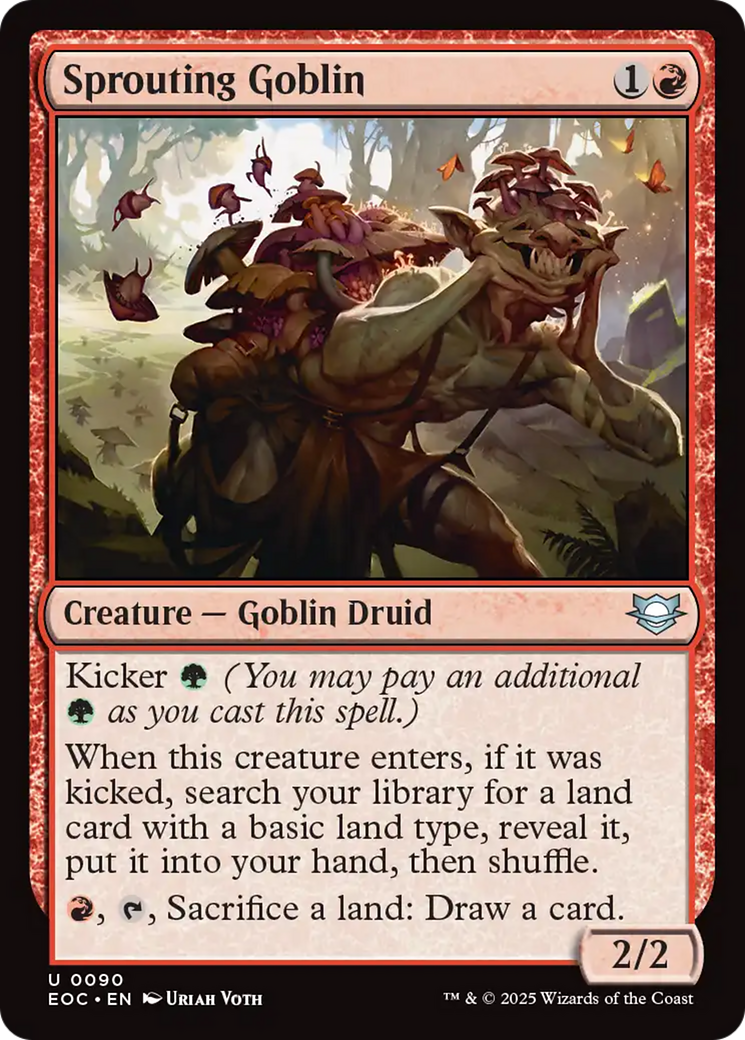 Sprouting Goblin [Edge of Eternities Commander] | Black Swamp Games