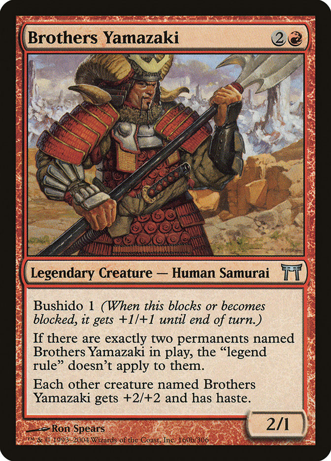 Brothers Yamazaki (160b/306) [Champions of Kamigawa] | Black Swamp Games