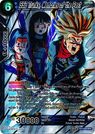 SS2 Trunks, Memories of the Past (SPR) (BT7-030) [Assault of the Saiyans] | Black Swamp Games